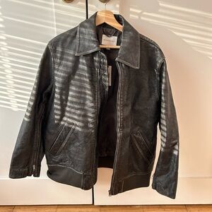 Oversized Leather Jacket